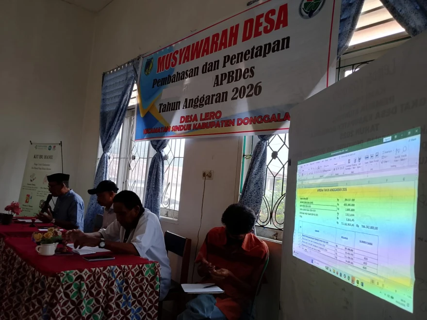 MUSYAWARAH DESA PENETAPAN PERDES APBDES TA 2026