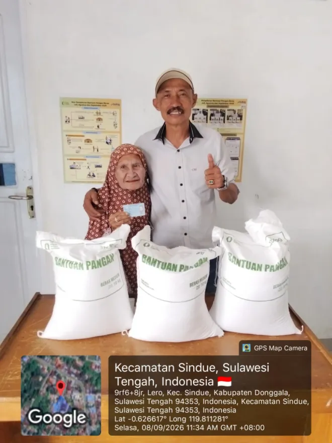 Penyaluran Bantuan Pangan Beras Tahap 2 Tahun 2026 di Desa Lero sebanyak 355 Penerima