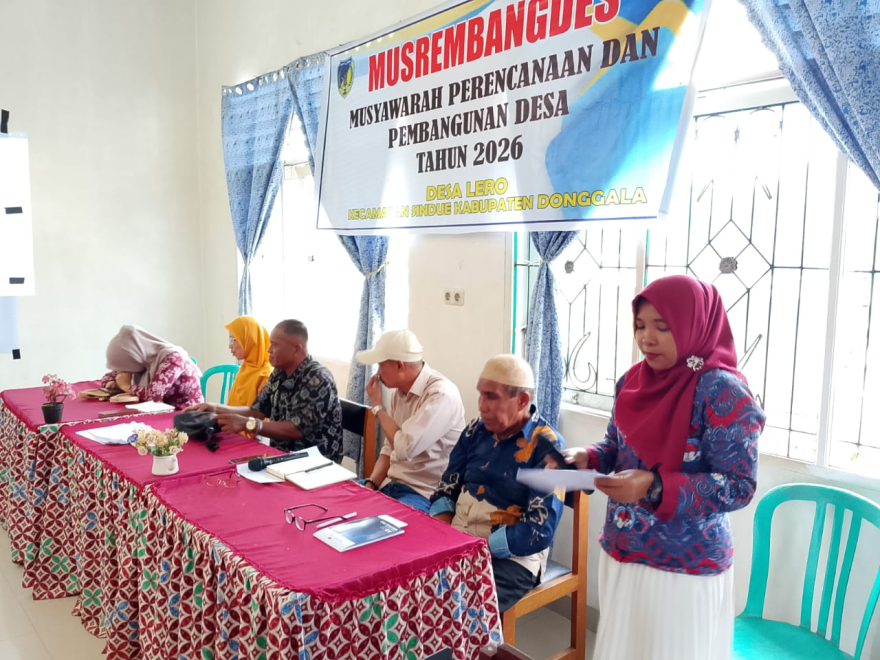 PEMERINTAH DESA LERO MELAKSANAKAN MUSYAWARAH PERENCANAAN PEMBANGUNAN DESA (MUSRENBANGDES) RKP TAHUN 2026