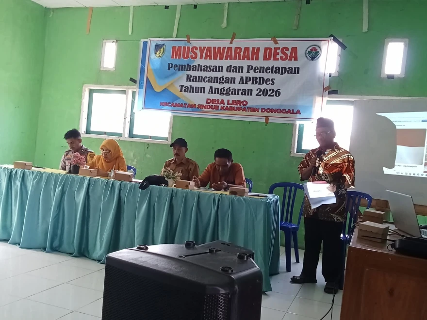 MUSYAWARAH BPD PEMBAHASAN DAN PENETAPAN RANCANGAN PERDES APBDES TAHUN ANGGARAN 2026