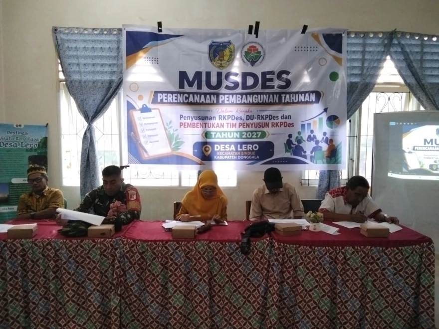 Musdes Perencanaan Pembangunan Tahunan Desa Lero: Menyusun Arah Pembangunan Desa yang Partisipatif dan Berkelanjutan