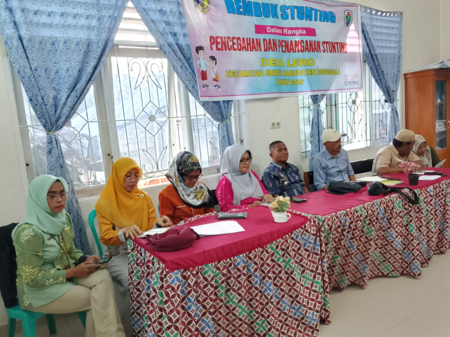 REMBUK STUNTING DESA LERO 2025 : KOMITMEN BERSAMA WUJUDKAN GENERASI SEHAT