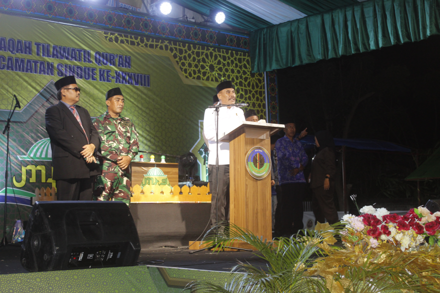 Pembukaan MTQ ke-XXXVIII Kecamatan Sindue, Wakil Bupati Donggala: MTQ Sarana Pembinaan Generasi Qurani