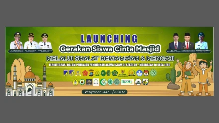 Launcing Gerakan Siswa Cinta Masjid